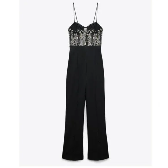 ZARA SEQUIN JUMPSUIT Jumpsuits & Rompers